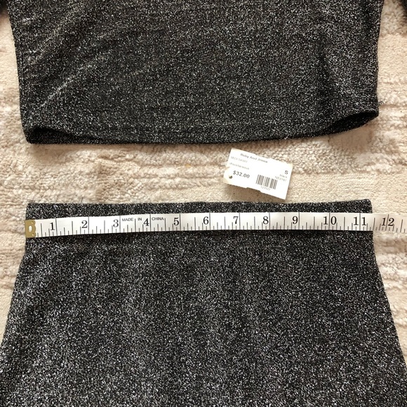 Sparkle Crop Top Skirt Matching Set Small - Picture 8 of 12